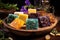 handcrafting natural soap with essential oils