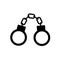 Handcuff icon. arrest icon vector