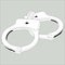 Handcuff vector illustration flat style front