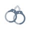 Handcuffs. Chains for detaining offenders