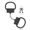 Handcuffs simple vector illustration