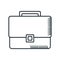 Handdraw icon briefcase