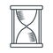 Handdraw icon hourglass