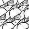 Handdrawn Oranges seamless pattern