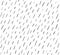 Handdrawn seamless rain texture pattern vector