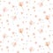 Handdrawn seamless tiny floral pattern. Light pastel small flowers white background.