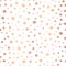 Handdrawn stars rose gold foil vector background. Seamless pattern for Christmas and celebrations. Hand drawn copper stars on