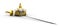 handed medieval knight sword and crown illustration isolated