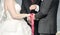 Handfasting wedding ceremony