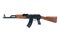 Handgun weapon - crime gun toy isolated on white. Rifle gun toy isolated. Gun toy isolated