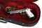 Handguns with cartridges in violin case