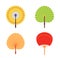 Handheld fan. Colorful paper traditional accessories. Japanese folding hand fan or cooling. Traditional female attribute