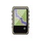 handheld gandheld gps cartoon vector illustration