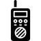 Handheld transceiver icon, Protest related vector