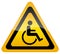 Handicap disabled sign