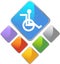 Handicap Square Icon