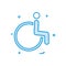 Handicapped icon design vector