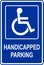 Handicapped parking