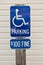 Handicapped Parking Sign