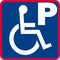 Handicapped parking sign illustration