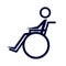 Handicapped patient icon