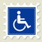 Handicapped Sign Stamp