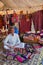 Handicraft vendor in his shop, Kutch, Gujarat, India