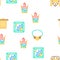 Handiwork Craft Hobby Occupation Icons Set Vector