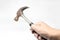 Handle Hammers white isolate Background