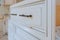 Handle installation drawers in kitchen cabinet