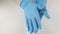 Handles hand antiseptic.Squirts antiseptic medical gloves.