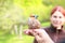 Handling Bird by Hand, Hawfinch