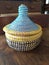 Handmade African basket