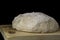 Handmade bread dough on a table