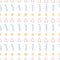Handmade childish doodle abstract seamless abstract pattern back