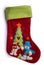 Handmade Christmas decorations: felt Santa boot