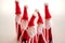 Handmade Christmas Figurines of multiple Santa Clauses