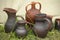 Handmade clay pots