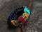 Handmade colorful beaded women`s wristbands