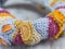 Handmade crochet bracelet