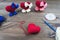 Handmade crochet crafts  knitted amigurumi toys