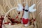 Handmade deer for Christmas or Valentine day. photo