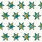 Handmade doodle stars seamless pattern background.