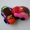 Handmade gift for children, knit baby car