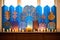 handmade hanukkah banner crafted with construction paper