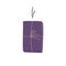 Handmade lavender soap doodle icon, vector illustration