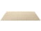 Handmade natural braided fiber ivory jute rug. 3d render