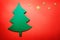 Handmade paper craft Christmas tree