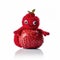 Handmade pomegranate toy with funny face. Generative AI