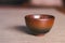 Handmade pottery bowl brown